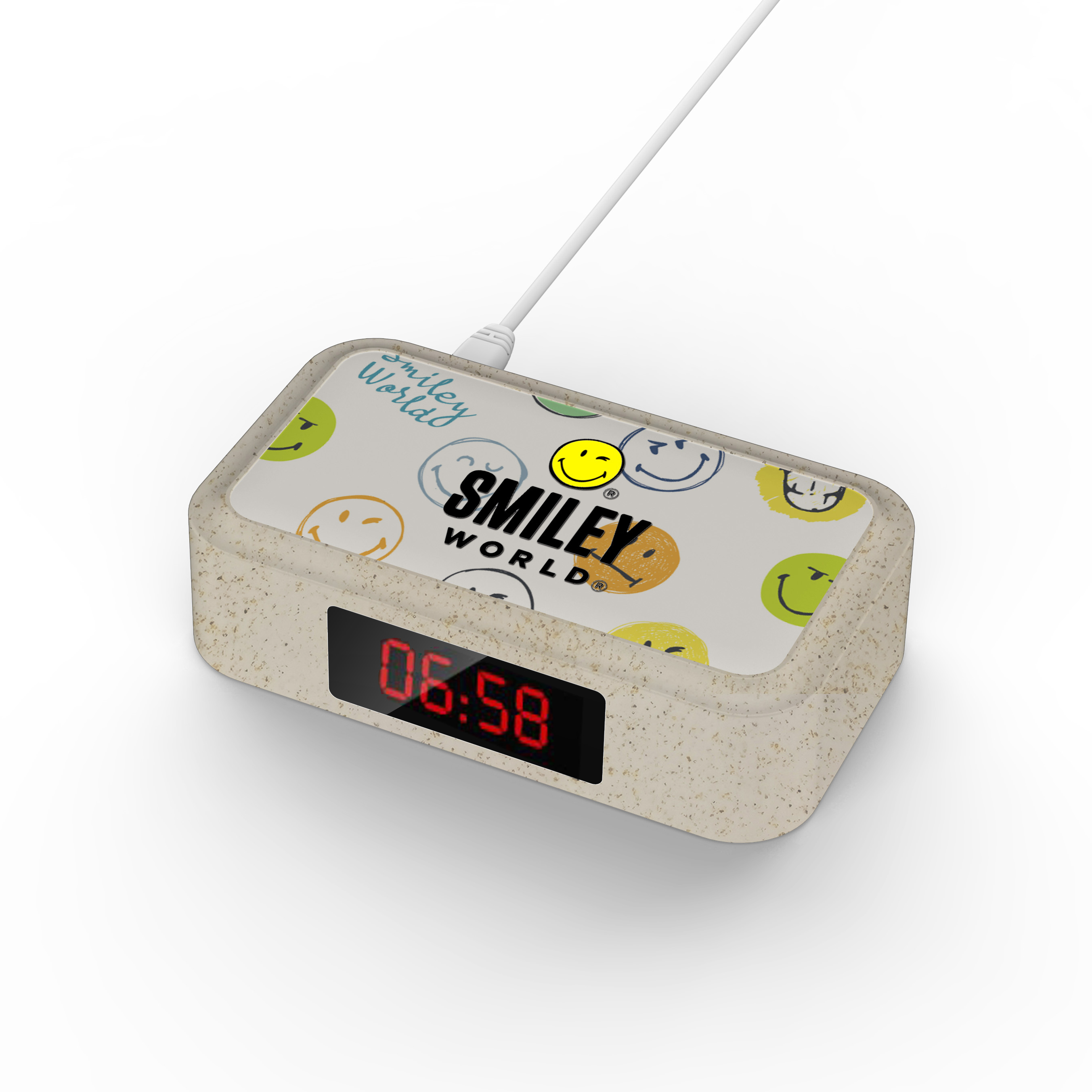 2268 wireless charger with clock